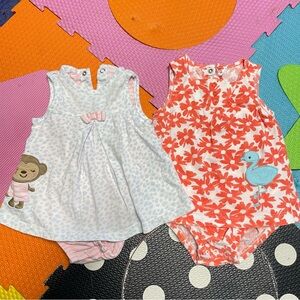 Adorable Baby Rompers Set - Floral and Animal Print